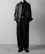 画像をギャラリービューアに読み込む, ssstein(シュタイン)の24AWコレクション LEATHER ZIP SHORT JACKET - BLACK 公式通販サイトsession福岡セレクトショップ
