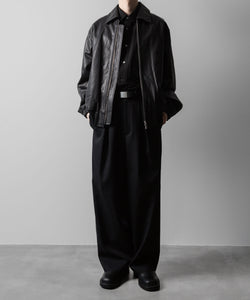 ssstein(シュタイン)の24AWコレクション LEATHER ZIP SHORT JACKET - BLACK 公式通販サイトsession福岡セレクトショップ