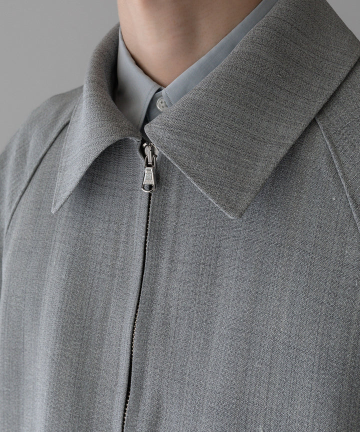 【INTÉRIM】インテリムのSILK CANVAS DRIVING JACKET - SHARK SKIN 公式通販サイトsession福岡セレクトショップ