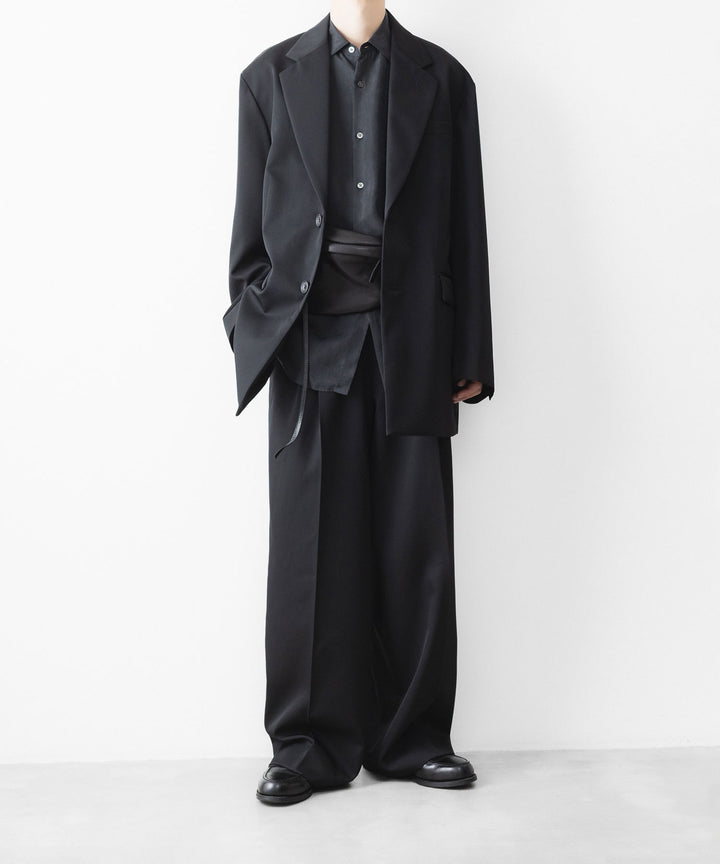 ssstein(シュタイン)のOVERSIZED SINGLE BREASTED LONG JACKET - BLACKの公式通販サイトsession福岡セレクトショップ