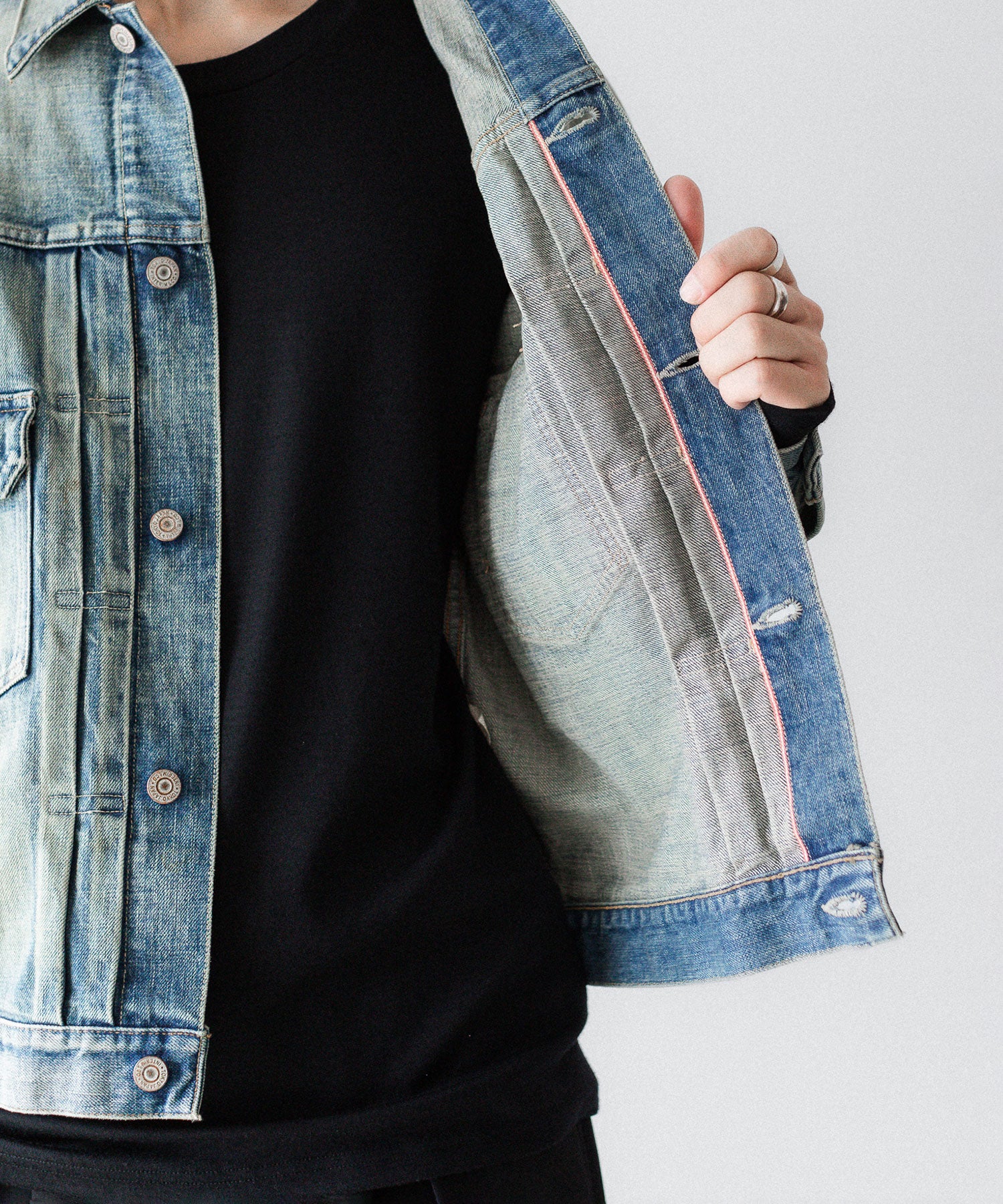 INTÉRIM インテリム HYPER BIG SHABBY VINTAGE "2ND" SHUTTLE DENIM SIDE PANEL JACKETのS.NAVY 公式通販サイトsession福岡セレクトショップ
