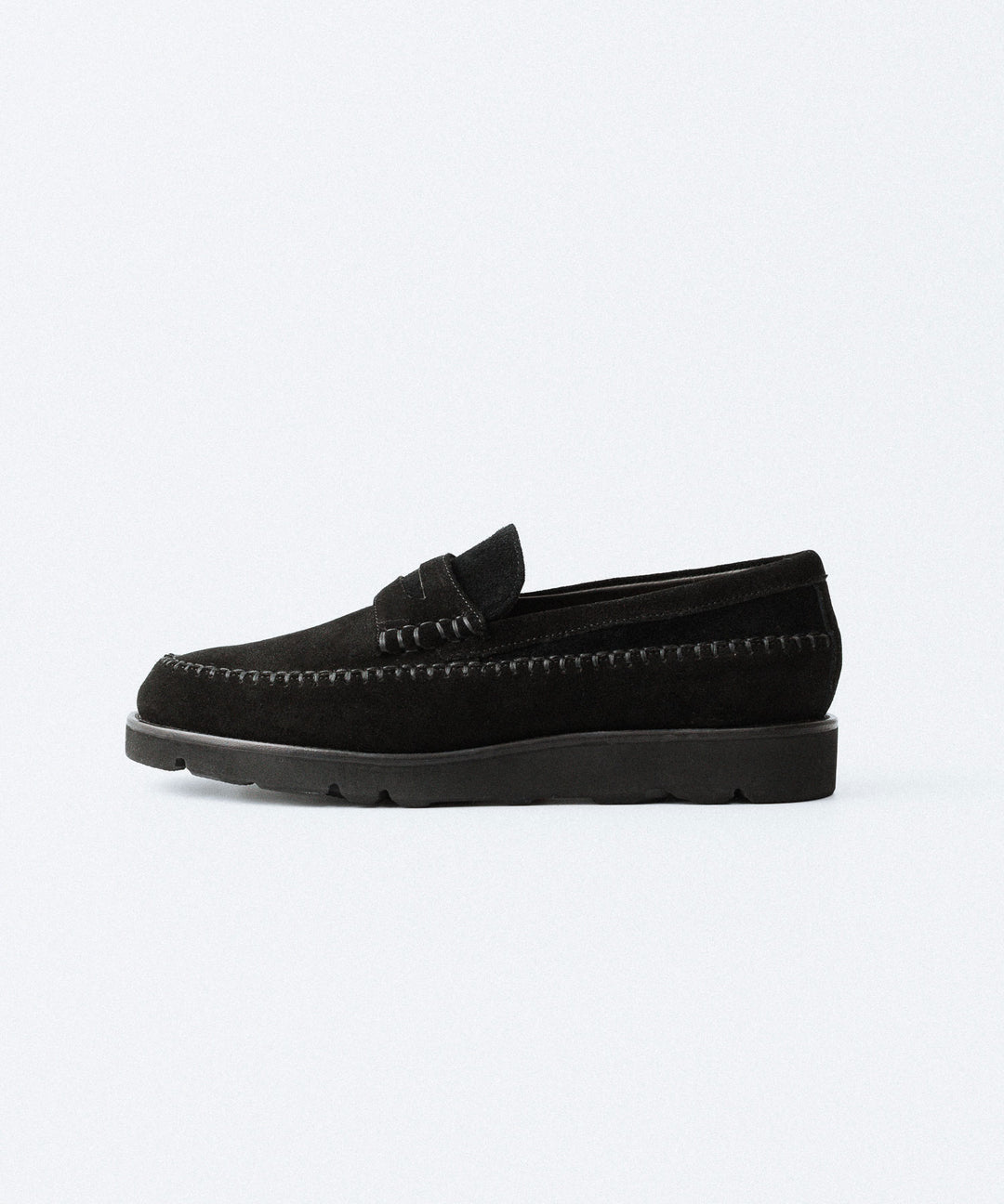 Marbot マルボーのSIDE STITCHING LOAFERのBLACK SUEDE公式通販サイトsession福岡セレクトショップ