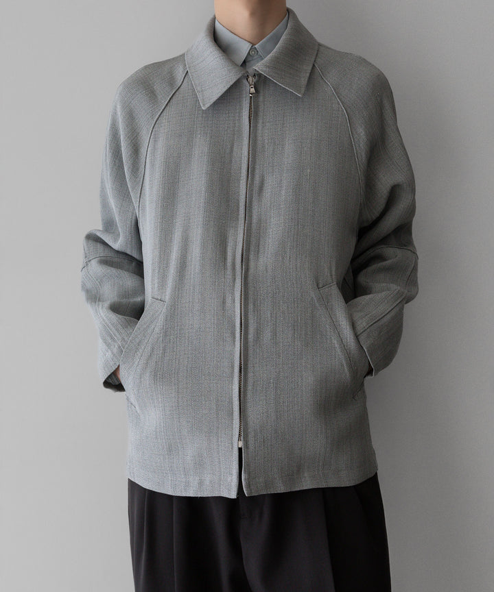 【INTÉRIM】インテリムのSILK CANVAS DRIVING JACKET - SHARK SKIN 公式通販サイトsession福岡セレクトショップ