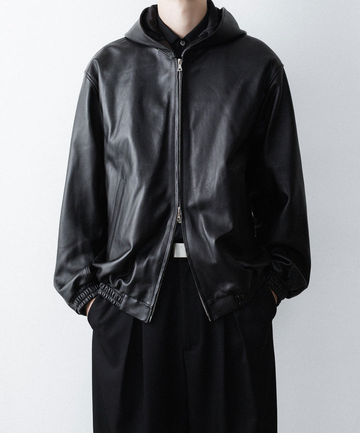 ssstein(シュタイン)のLAMB LEATER HOOD JACKET - BLACKの公式通販サイトsession福岡セレクトショップ