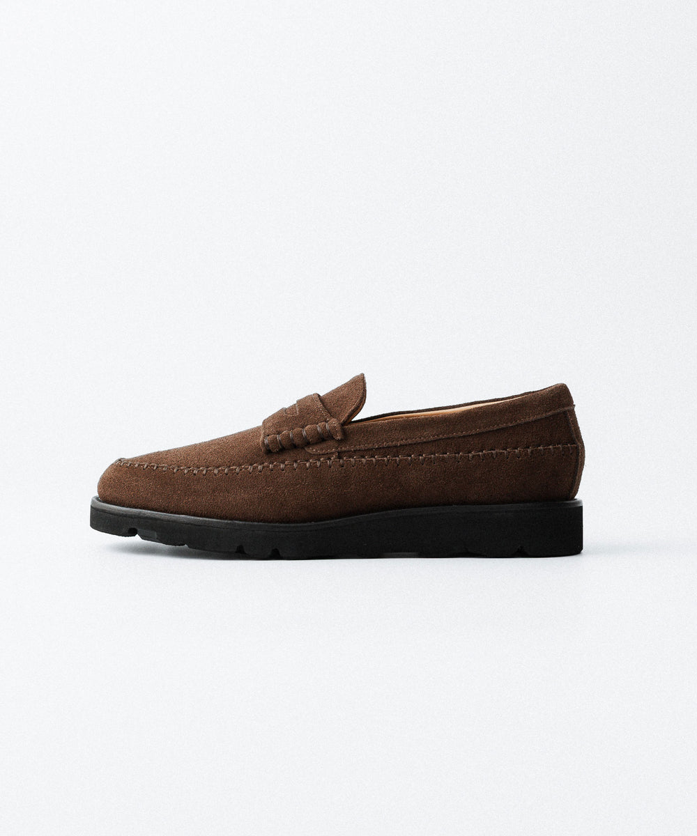 Marbot マルボーのSIDE STITCHING LOAFERのBROWN SUEDE公式通販サイトsession福岡セレクトショップ