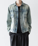 画像をギャラリービューアに読み込む, INTÉRIM インテリム HYPER BIG SHABBY VINTAGE &quot;2ND&quot; SHUTTLE DENIM SIDE PANEL JACKETのS.NAVY 公式通販サイトsession福岡セレクトショップ
