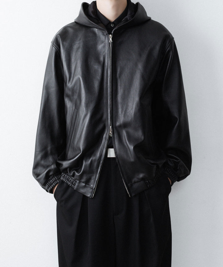 ssstein(シュタイン)のLAMB LEATER HOOD JACKET - BLACKの公式通販サイトsession福岡セレクトショップ