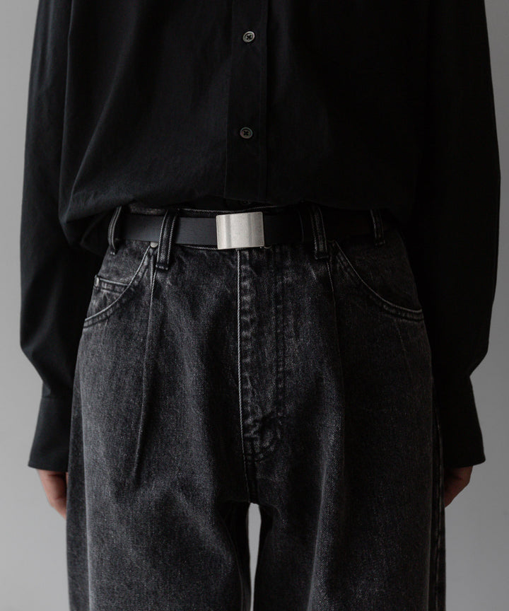 stein(シュタイン)の24SSコレクションCHEMICAL BLEACHED DENIM JEANSのBLACK
