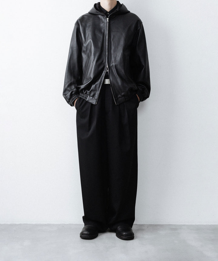 ssstein(シュタイン)のLAMB LEATER HOOD JACKET - BLACKの公式通販サイトsession福岡セレクトショップ