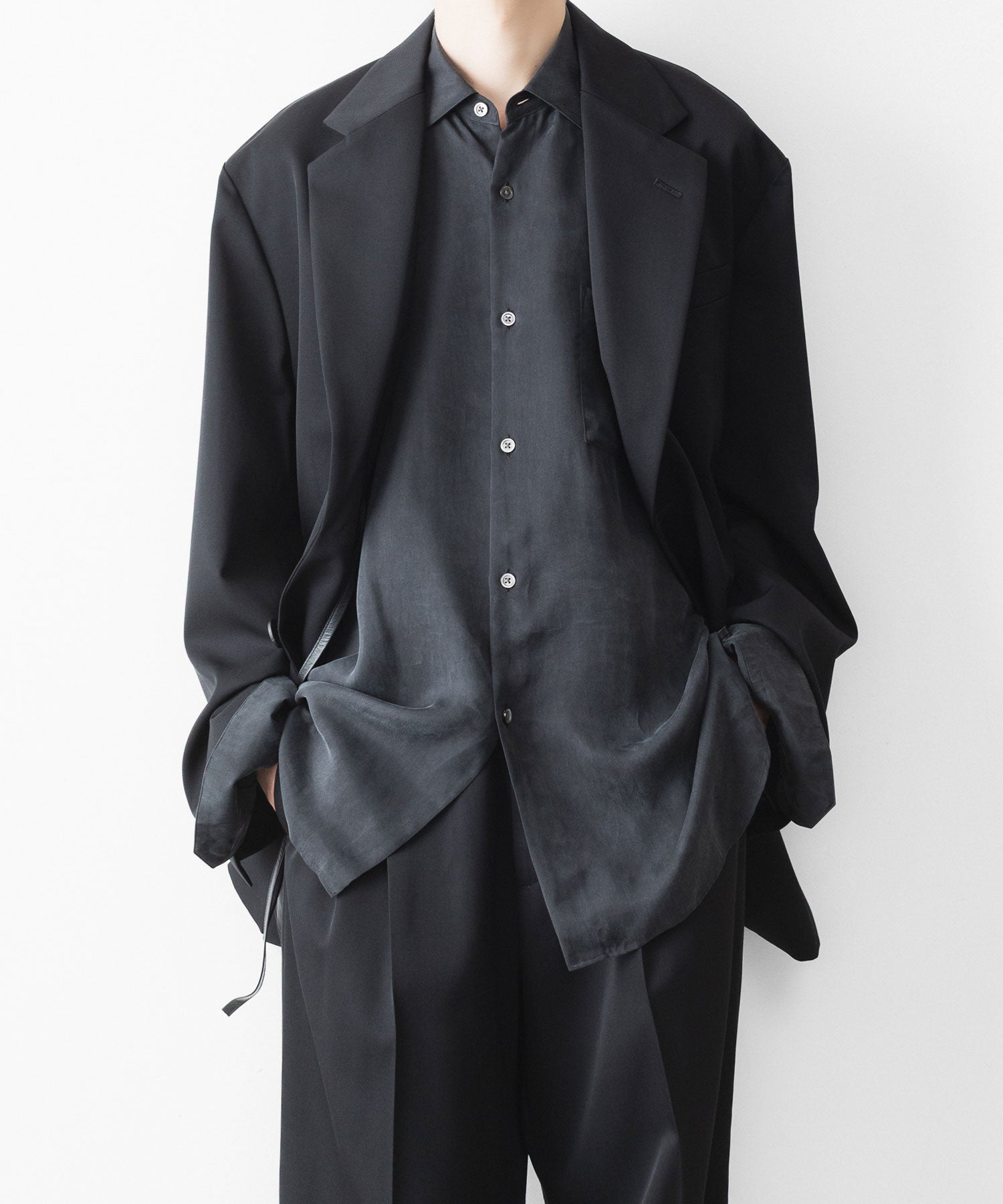 ssstein / シュタイン】OVERSIZED SINGLE BREASTED LONG JACKET