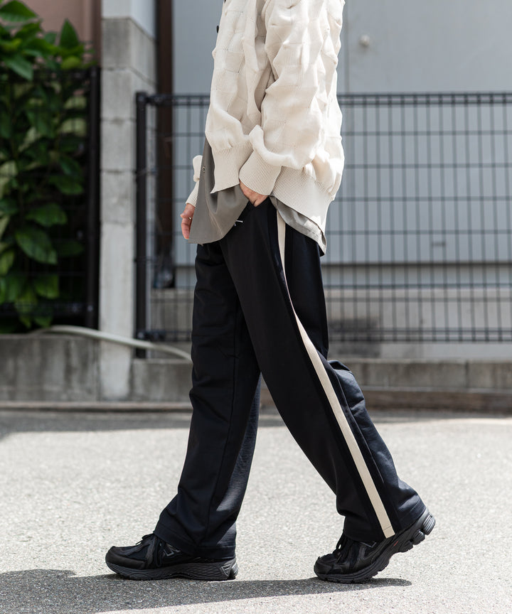【KANEMASA PHIL.】カネマサのトラックパンツ ECONYL JERSEY TRACK PANTS - BLACK 公式通販session福岡セレクトショップ