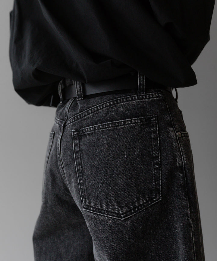 stein(シュタイン)の24SSコレクションCHEMICAL BLEACHED DENIM JEANSのBLACK