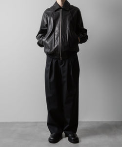 ssstein(シュタイン)の24AWコレクション LEATHER ZIP SHORT JACKET - BLACK 公式通販サイトsession福岡セレクトショップ