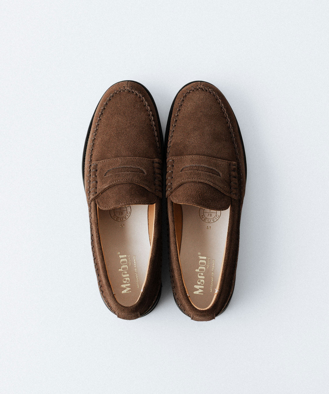 Marbot マルボーのSIDE STITCHING LOAFERのBROWN SUEDE公式通販サイトsession福岡セレクトショップ