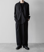 画像をギャラリービューアに読み込む, ssstein(シュタイン)の24AWコレクション OVERSIZED SKIPPER SHIRT (WOOL) - BLACK 公式通販サイトsession福岡セレクトショップ
