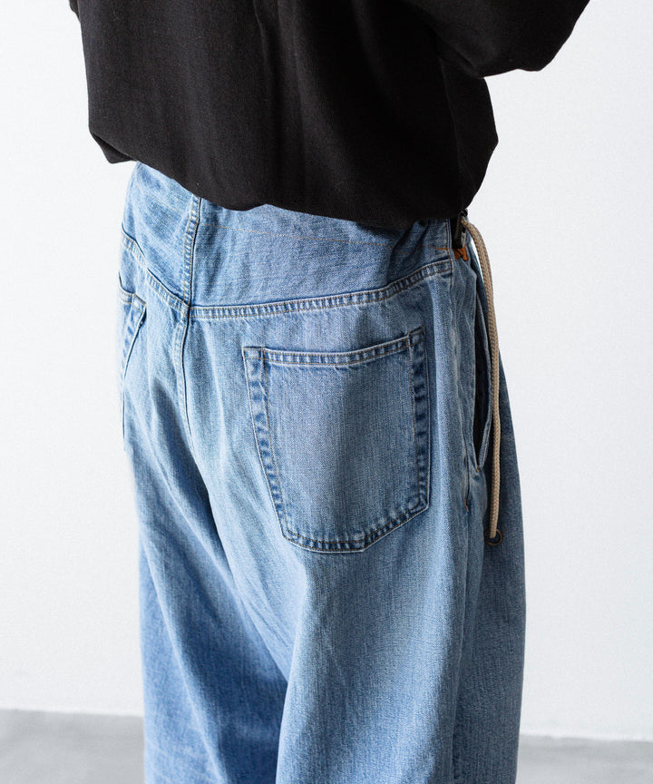 ANTHEM A アンセムエーのWASHED DENIM NO-BRAINER PANTSの INDIGO 公式通販サイトsession福岡セレクトショップ