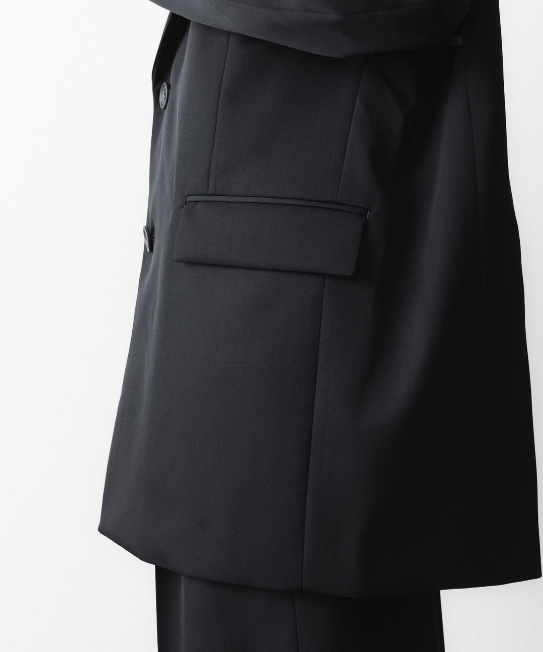 ssstein(シュタイン)のOVERSIZED SINGLE BREASTED LONG JACKET - BLACKの公式通販サイトsession福岡セレクトショップ