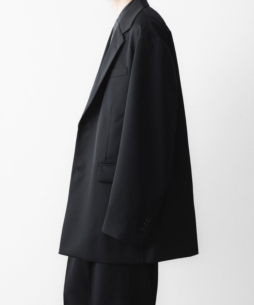 ssstein(シュタイン)のOVERSIZED SINGLE BREASTED LONG JACKET - BLACKの公式通販サイトsession福岡セレクトショップ