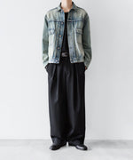 画像をギャラリービューアに読み込む, INTÉRIM インテリム HYPER BIG SHABBY VINTAGE &quot;2ND&quot; SHUTTLE DENIM SIDE PANEL JACKETのS.NAVY 公式通販サイトsession福岡セレクトショップ
