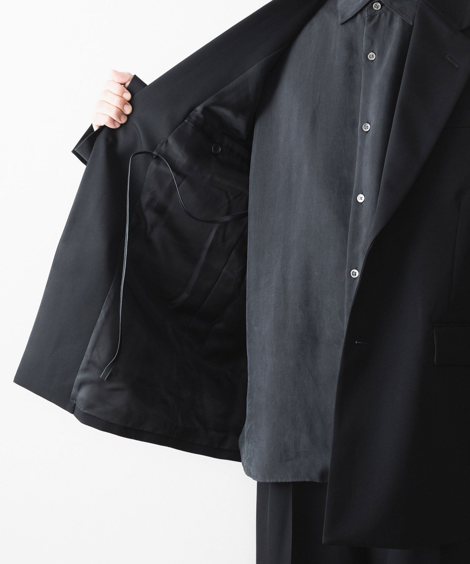 ssstein / シュタイン】OVERSIZED SINGLE BREASTED LONG JACKET