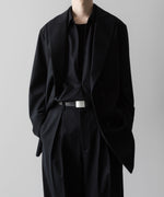 画像をギャラリービューアに読み込む, ssstein(シュタイン)の24AWコレクション OVERSIZED SKIPPER SHIRT (WOOL) - BLACK 公式通販サイトsession福岡セレクトショップ
