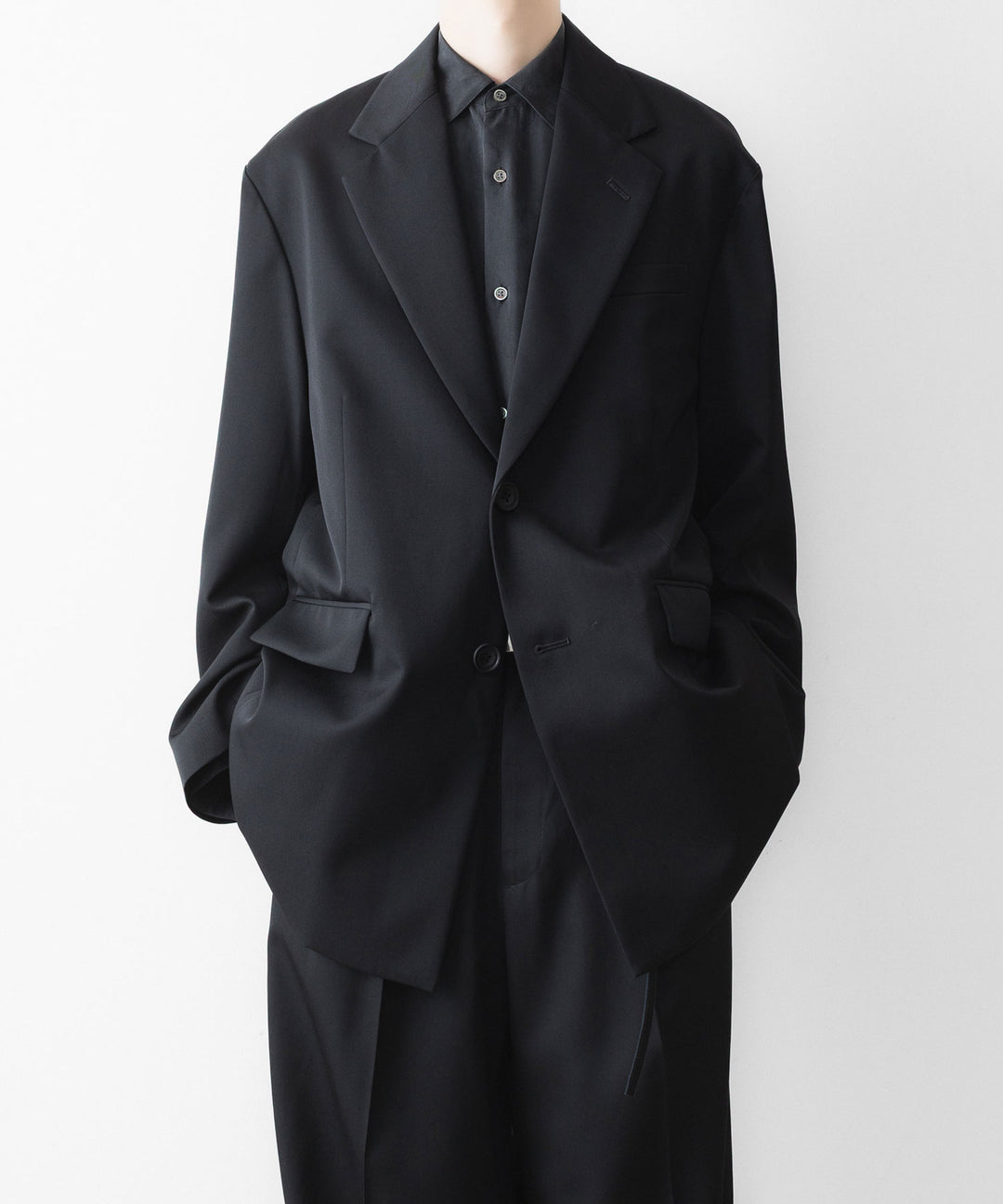 ssstein(シュタイン)のOVERSIZED SINGLE BREASTED LONG JACKET - BLACKの公式通販サイトsession福岡セレクトショップ