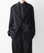 画像をギャラリービューアに読み込む, ssstein(シュタイン)のOVERSIZED SINGLE BREASTED LONG JACKET - BLACKの公式通販サイトsession福岡セレクトショップ
