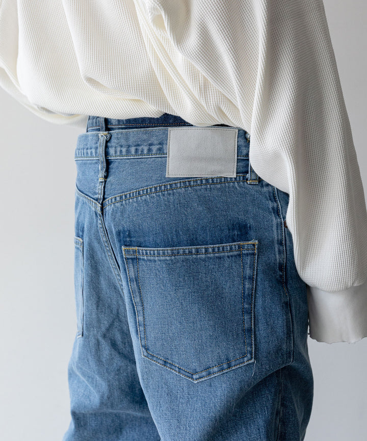 stein(シュタイン)の23AWコレクションTIMELESS LAYERED DENIM JEANSのINDIGO