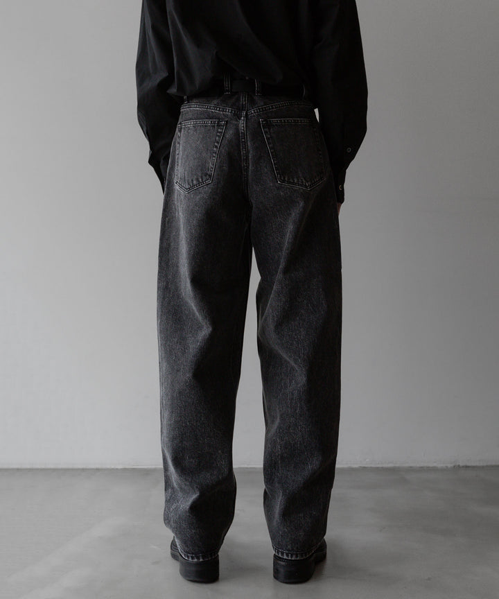 stein(シュタイン)の24SSコレクションCHEMICAL BLEACHED DENIM JEANSのBLACK