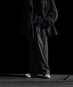 画像をギャラリービューアに読み込む, ssstein(シュタイン)のTWIST SEAM WIDE EASY TROUSERS - GREY KHAKIの公式通販サイトsession福岡セレクトショップ
