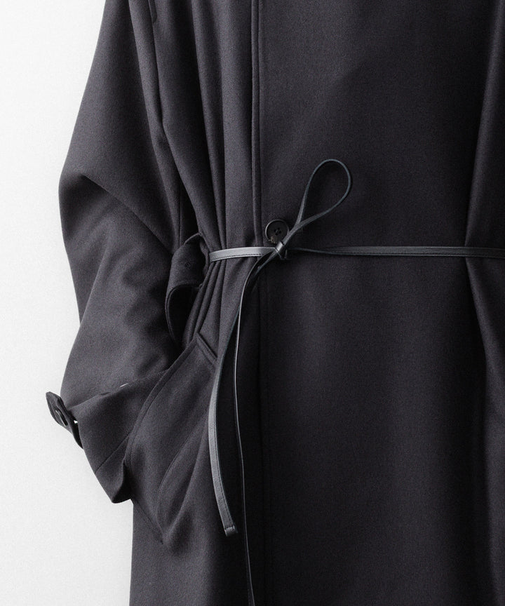 ssstein(シュタイン)のWOOL MELTON OVERSIZED DOUBLE BREASTED COAT - DARK CHARCOALの公式通販サイトsession福岡セレクトショップ