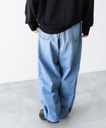 画像をギャラリービューアに読み込む, ANTHEM A アンセムエーのWASHED DENIM NO-BRAINER PANTSの INDIGO 公式通販サイトsession福岡セレクトショップ
