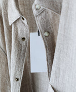 画像をギャラリービューアに読み込む, phebus フィーバス WOOL AMUNZEN SHIRTの BEIGE 公式通販サイトsession福岡セレクトショップ
