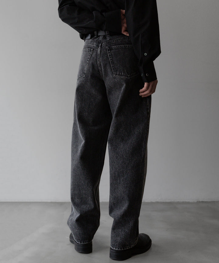 stein(シュタイン)の24SSコレクションCHEMICAL BLEACHED DENIM JEANSのBLACK