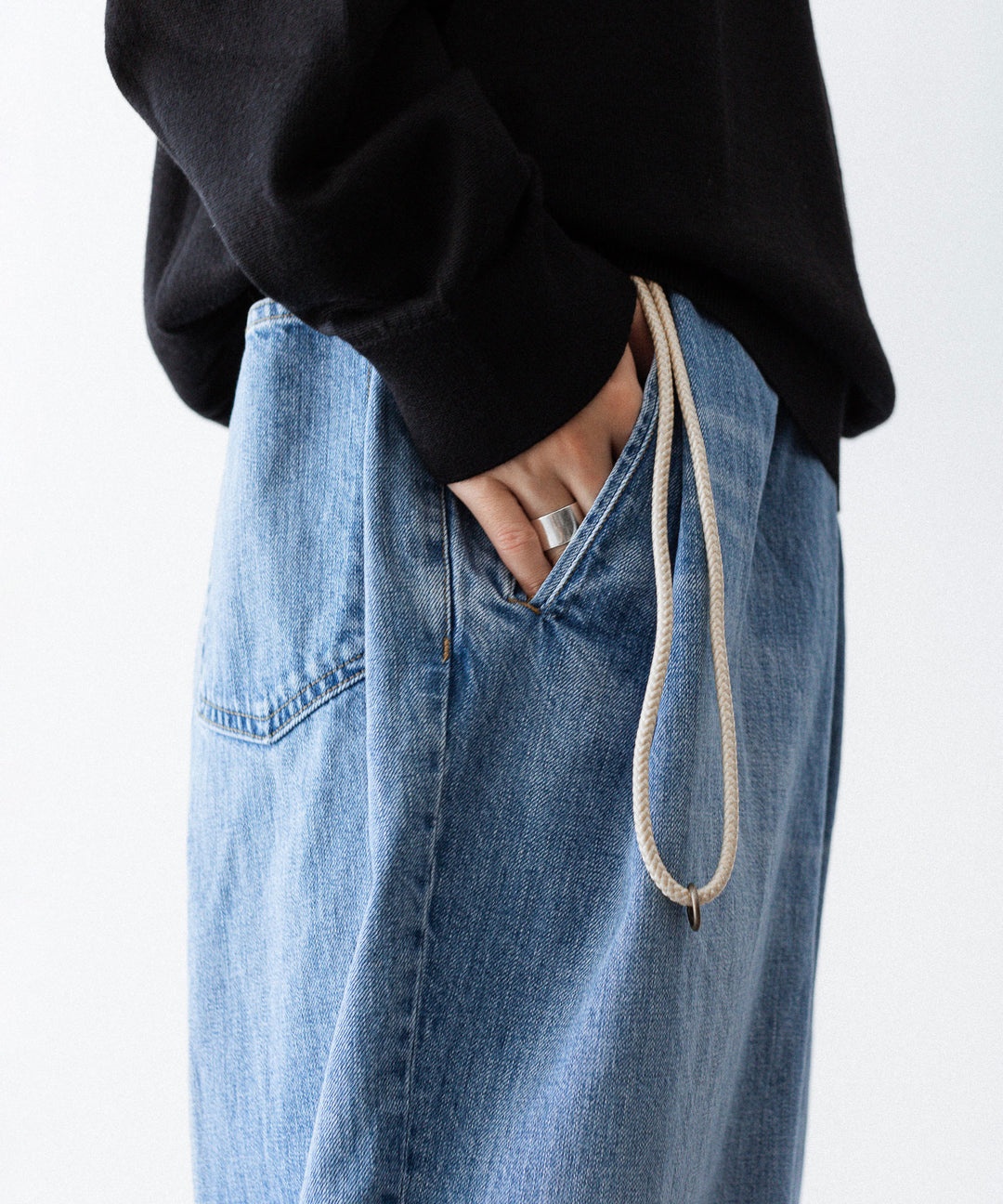ANTHEM A アンセムエーのWASHED DENIM NO-BRAINER PANTSの INDIGO 公式通販サイトsession福岡セレクトショップ