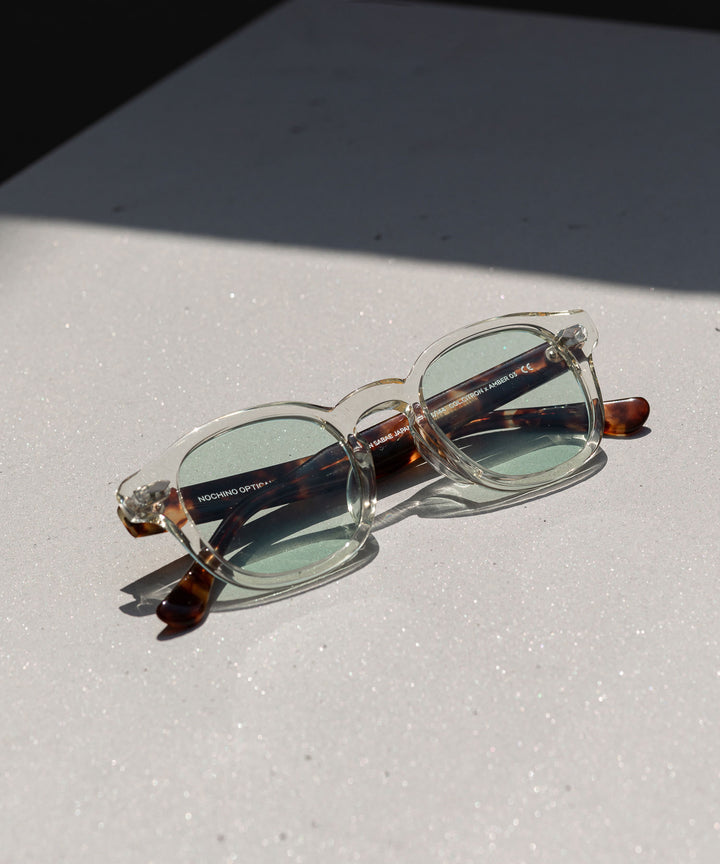 NOCHINO OPTICAL ノチノオプティカル NOCHINO クリア-シトロンのフレームが印象的なモデル