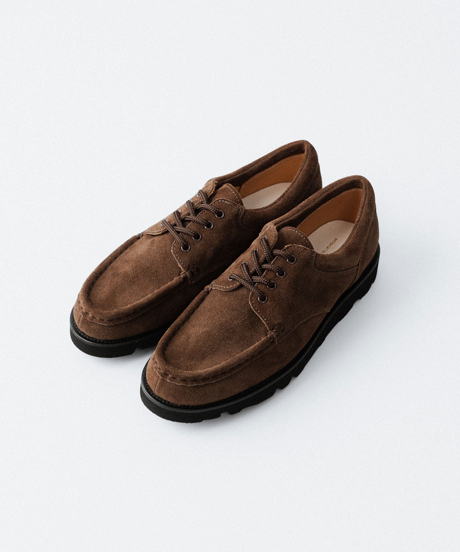 Marbot 】MOCCASIN SHOES (CHRISTY CUT SOLE) - BROWN SUEDE | 公式