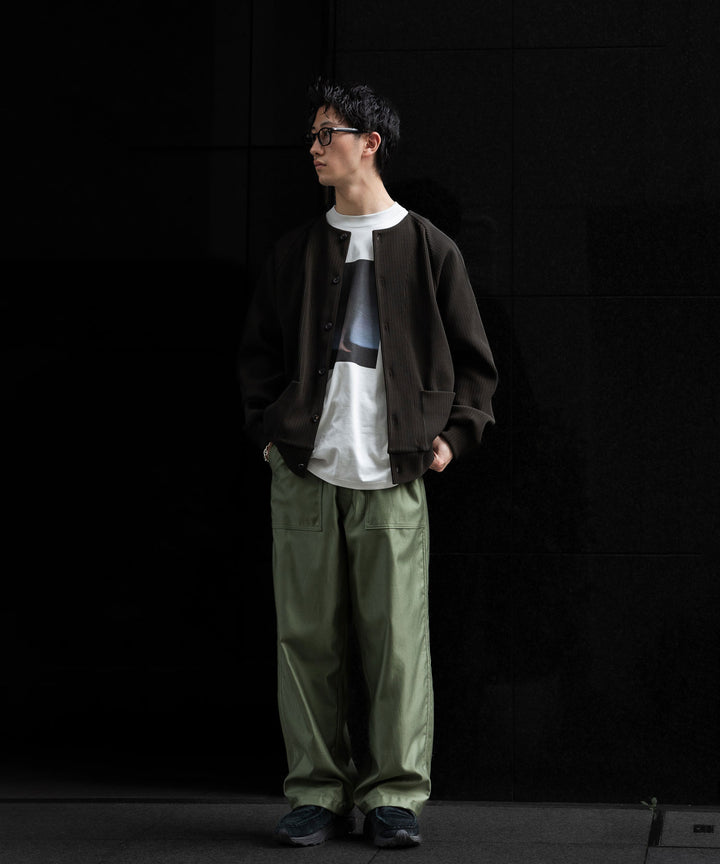 【stein】ssstein シュタインのGRADATION PLEATS CARDIGANのMILITARY KHAKI　 公式通販サイトsession福岡セレクトショップ