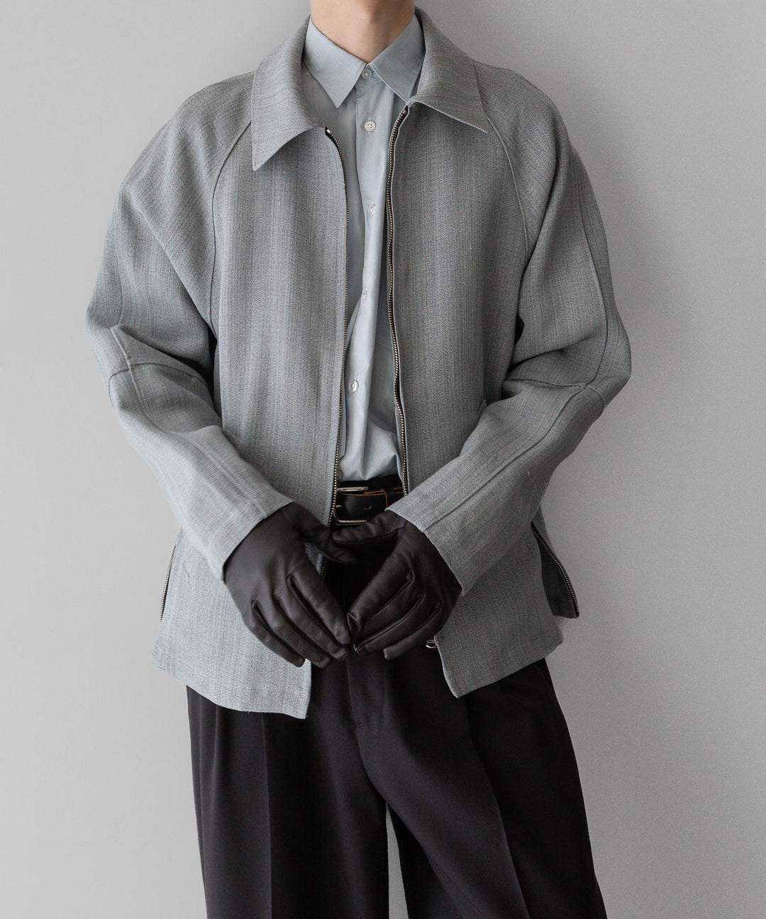 【INTÉRIM】インテリムのSILK CANVAS DRIVING JACKET - SHARK SKIN 公式通販サイトsession福岡セレクトショップ