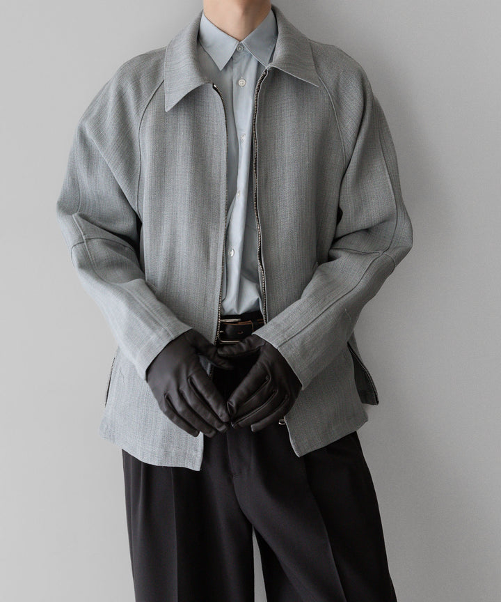 【INTÉRIM】インテリムのSILK CANVAS DRIVING JACKET - SHARK SKIN 公式通販サイトsession福岡セレクトショップ
