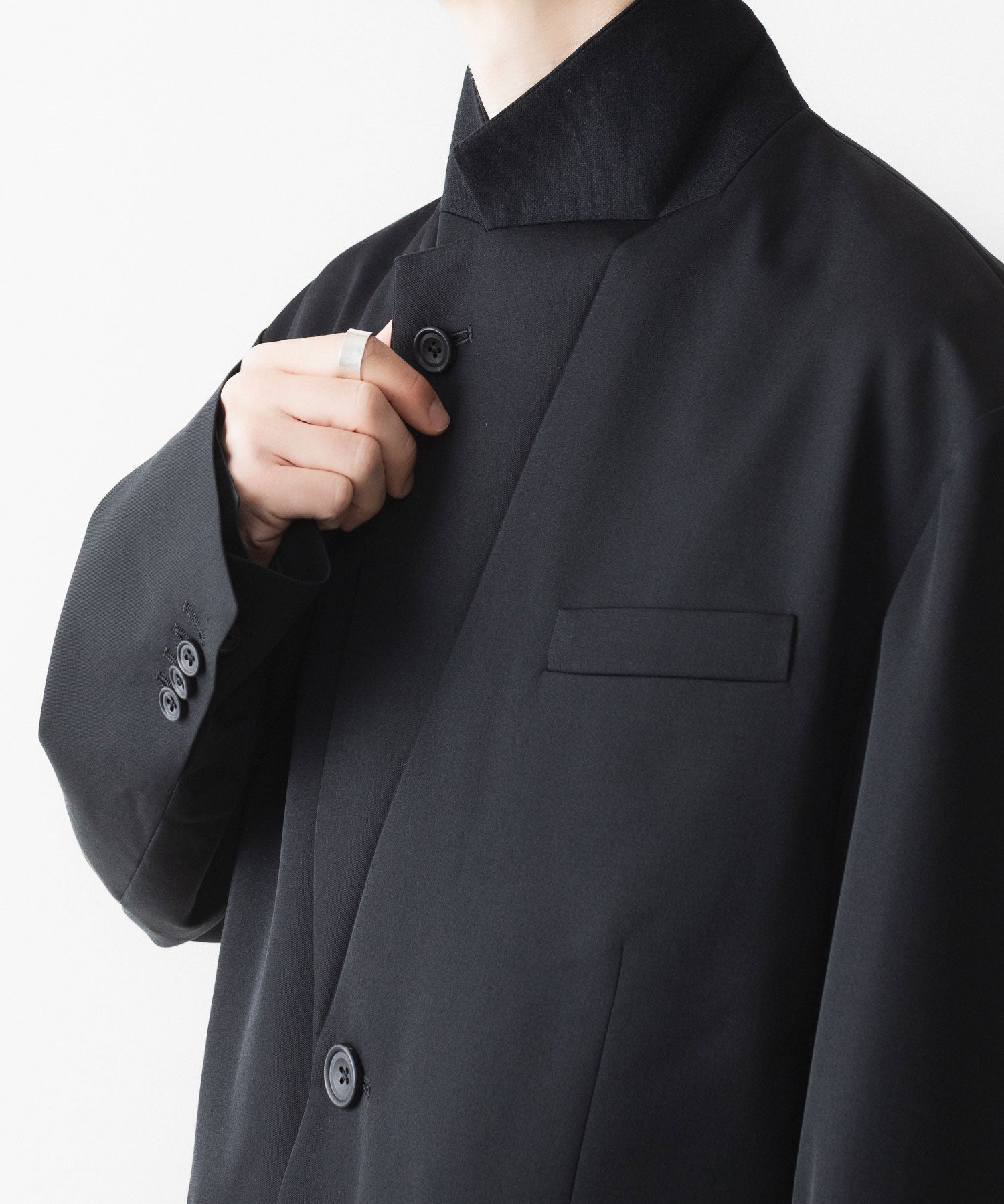 ssstein / シュタイン】OVERSIZED SINGLE BREASTED LONG JACKET