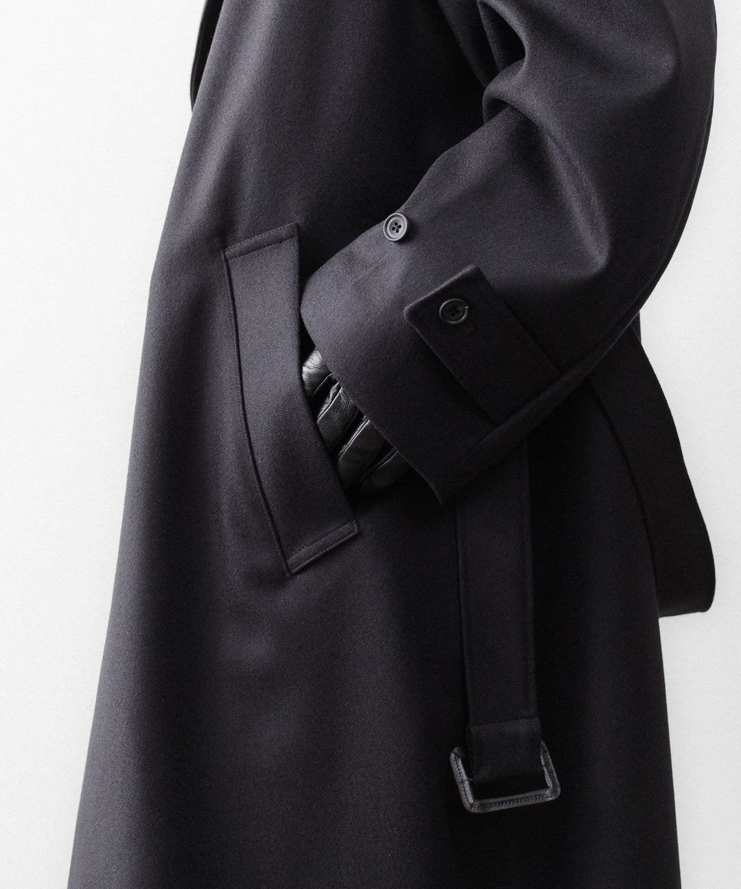 ssstein(シュタイン)のWOOL MELTON LAY CHESTER COAT - DARK CHARCOALの公式通販サイトsession福岡セレクトショップ