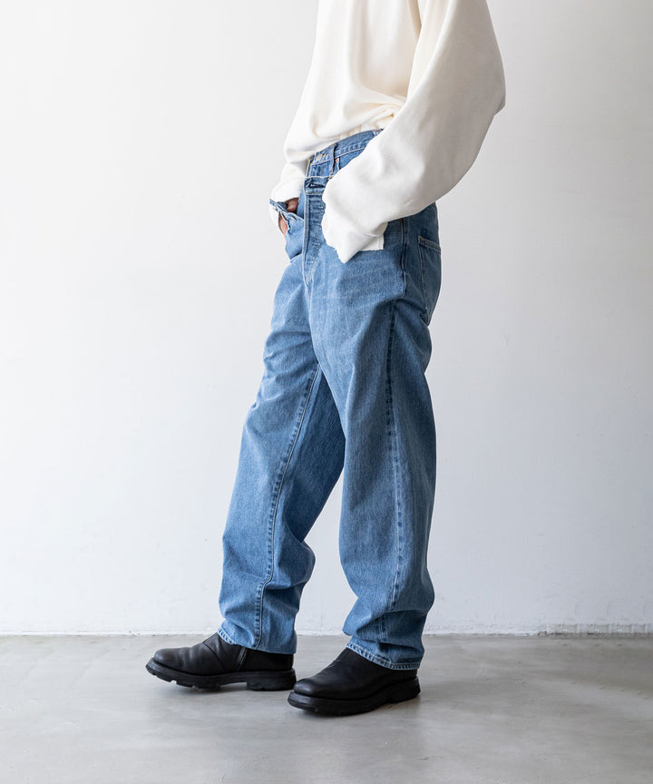 stein(シュタイン)の23AWコレクションTIMELESS LAYERED DENIM JEANSのINDIGO