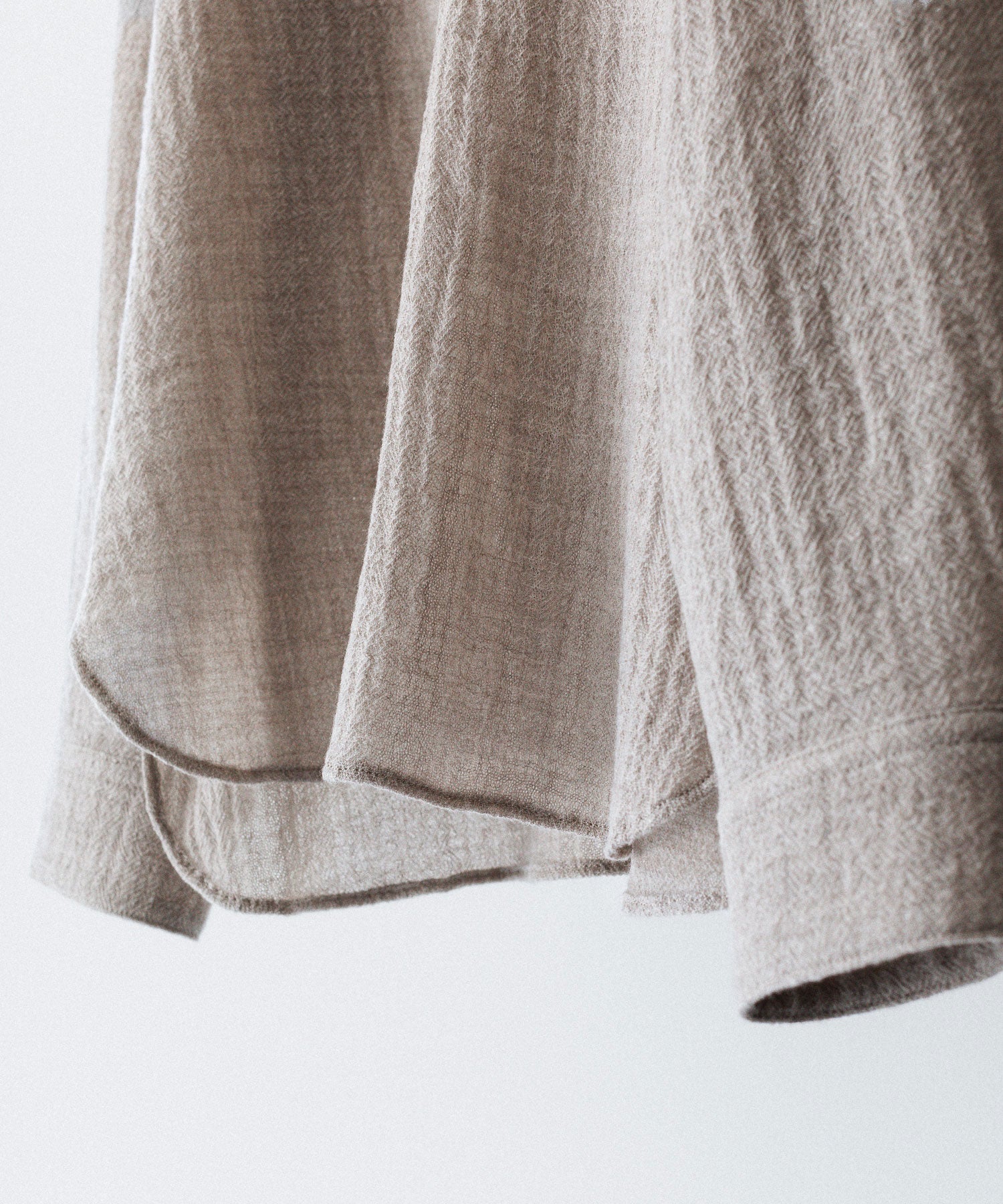 phebus フィーバス WOOL AMUNZEN SHIRTの BEIGE 公式通販サイトsession福岡セレクトショップ