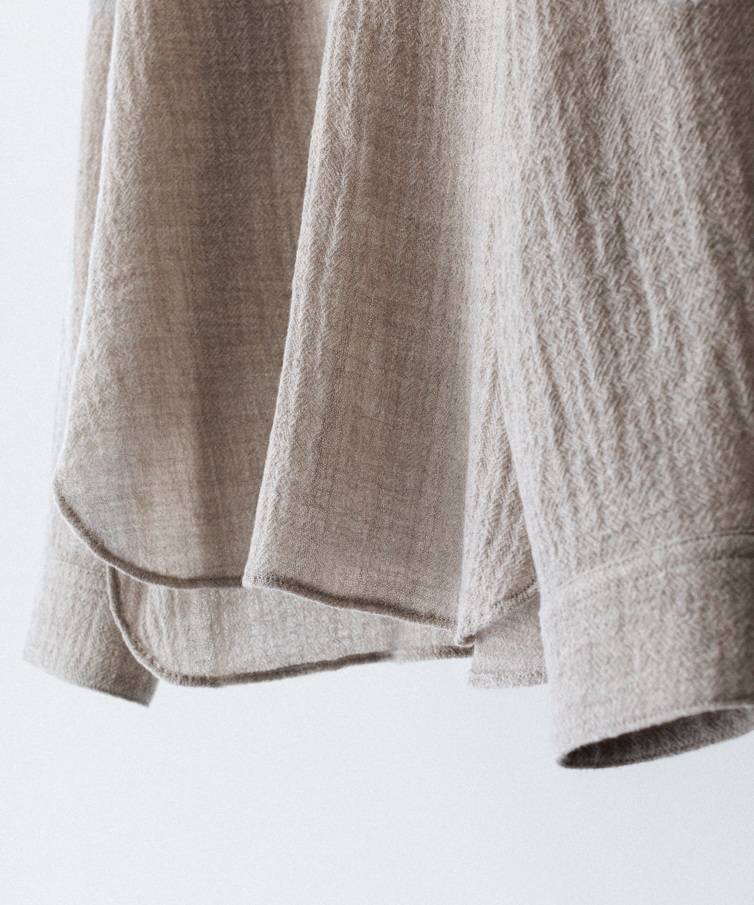 phebus フィーバス WOOL AMUNZEN SHIRTの BEIGE 公式通販サイトsession福岡セレクトショップ