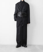 画像をギャラリービューアに読み込む, ssstein(シュタイン)のOVERSIZED SINGLE BREASTED LONG JACKET - BLACKの公式通販サイトsession福岡セレクトショップ
