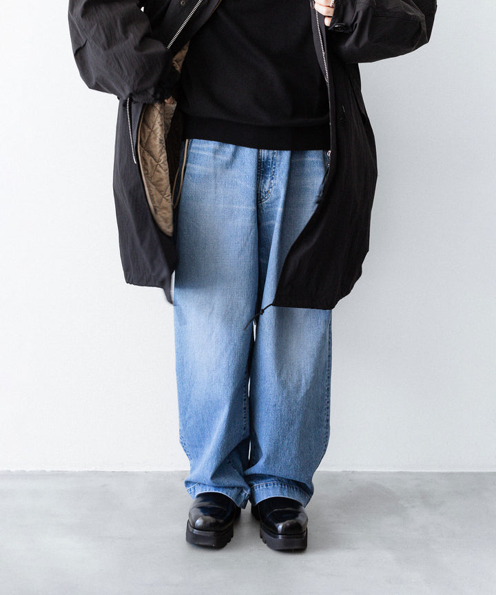 ANTHEM A アンセムエーのWASHED DENIM NO-BRAINER PANTSの INDIGO 公式通販サイトsession福岡セレクトショップ