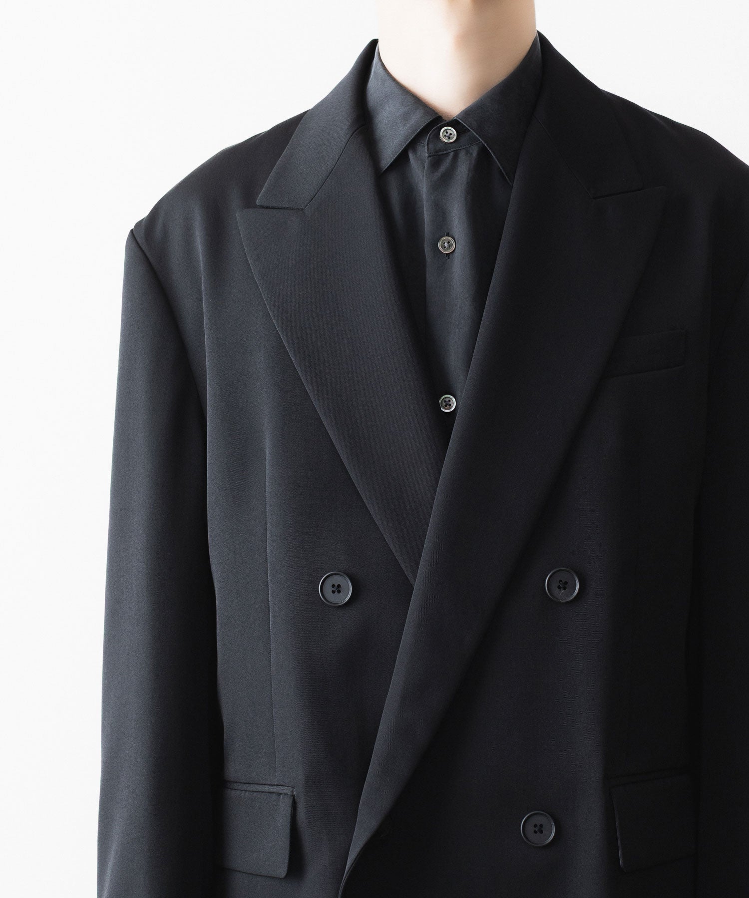 ssstein / シュタイン】DOUBLE BREASTED BLAZER - BLACK | 公式通販
