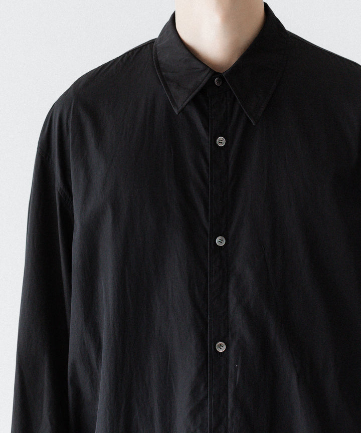 VEIN ヴェインの140/2 GIZA BROAD LONG SHIRT - BLACKの公式通販サイトsession福岡セレクトショップ