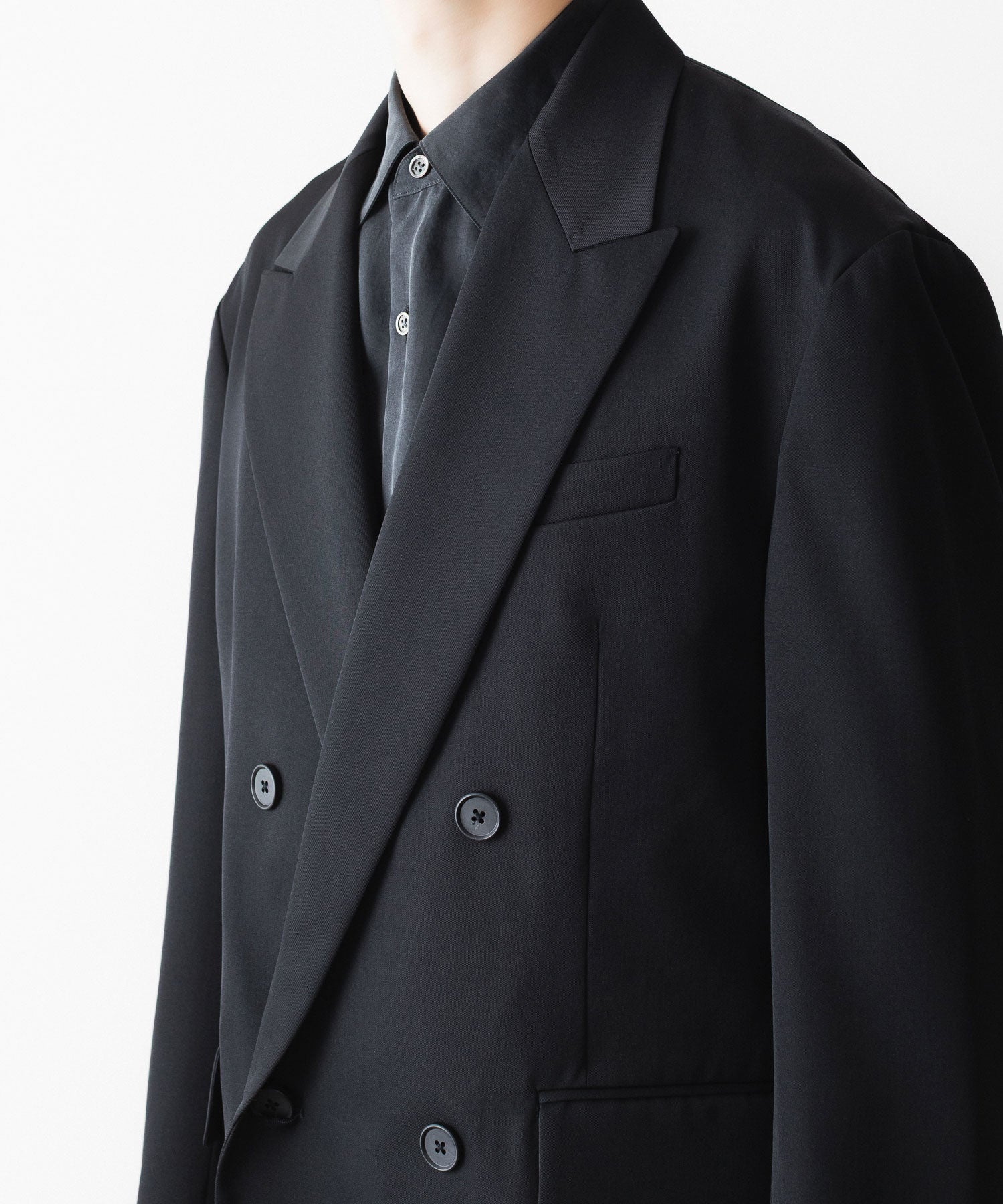 ssstein / シュタイン】DOUBLE BREASTED BLAZER - BLACK | 公式通販